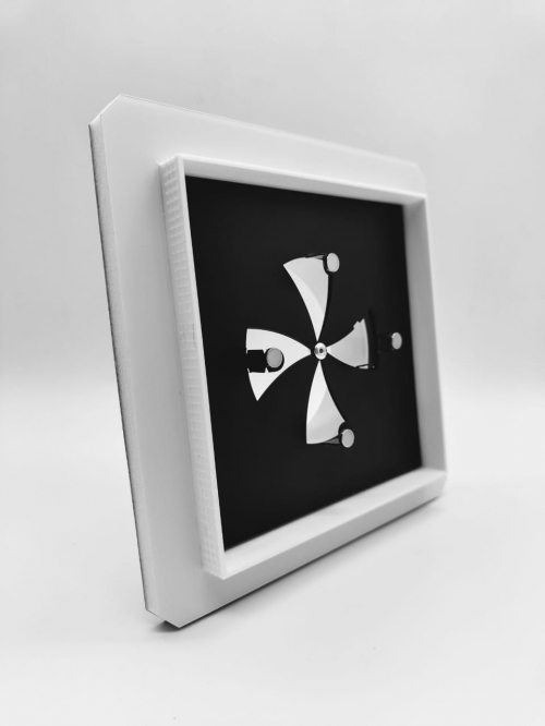 Теневой магнитный диффузор квадратный под плитку 150х150/100 мм