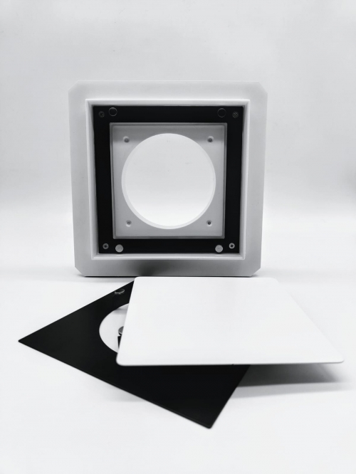 Теневой магнитный диффузор квадратный под плитку 150х150/100 мм