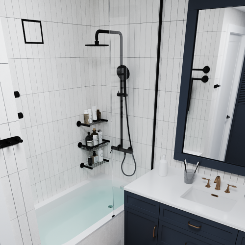 Теневой магнитный диффузор квадратный под плитку 150х150/100 мм